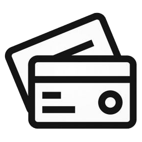 símbolo do método de pagamento cartão de crédito