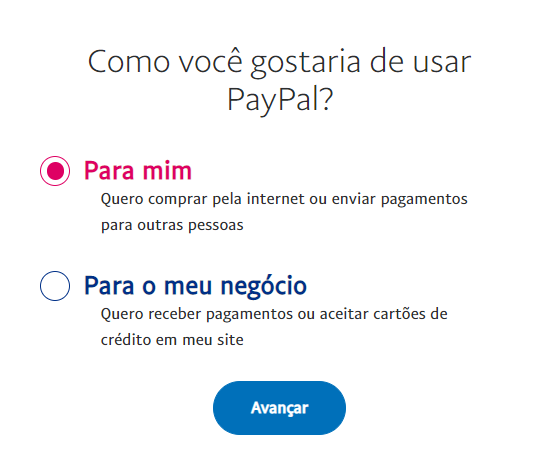 Primeiro passo para usar PayPal nas casas de apostas