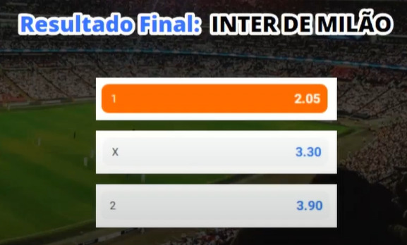Resultado final: Inter de Milão ganha