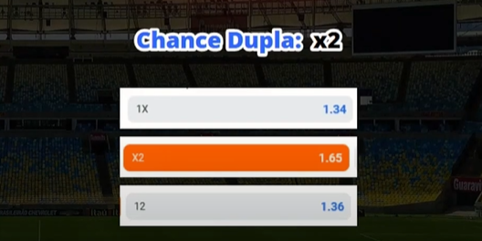 Chance dupla: X2
